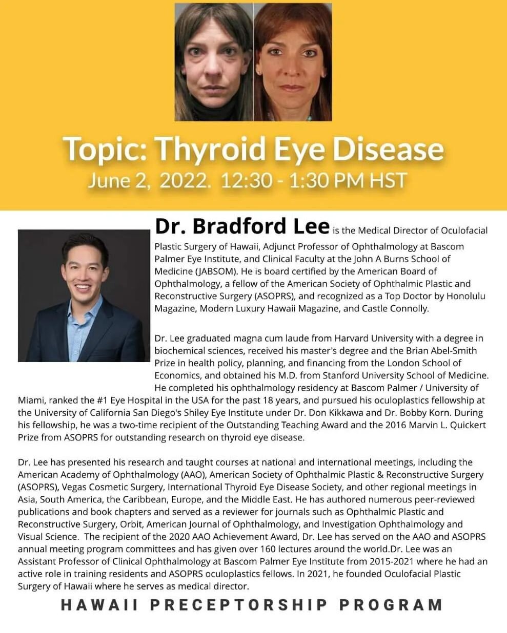 Excited to learn from our guest lecturer, Dr. Bradford Lee! 

Our lecture series is exclusive to the program. Check our highlights to find out how to apply! 

#preceptorship #usce #medicalstudent #premed #img #fmg #ecfmg #clinicalexperience #precept 