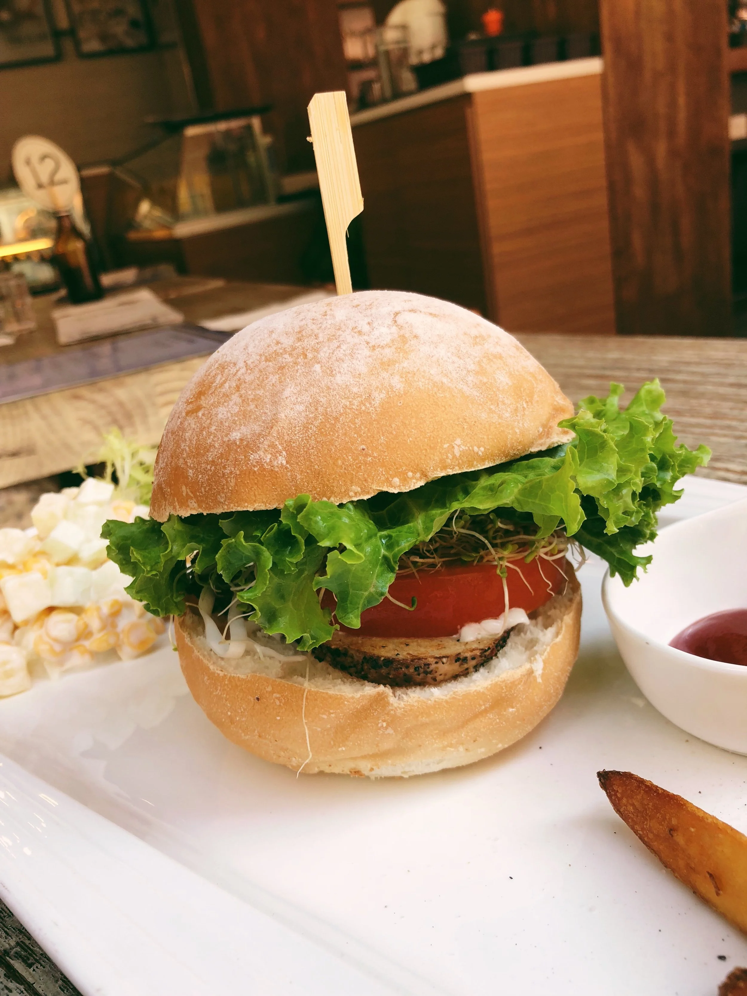 Pepper 'Beef' Burger