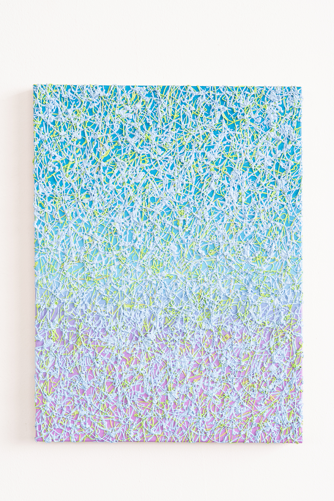   Philip Hardy   Noodle Painting (Aqua)  2018  Photo credit Rob Ventura 