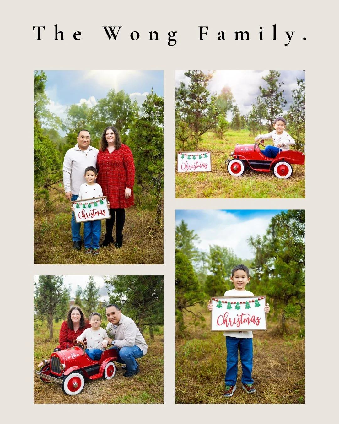 Cozy sweaters, Christmas trees and family memories&hellip; what more could you want this holiday season? 🎁✨

Christmas Tree Mini Sessions: Nov 16 &amp; 23

$10 off with code MERRY10 for my followers who&rsquo;ve supported my photography journey! 🌲?