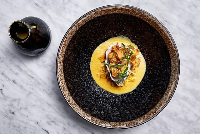 WINTER’S ALMOST HERE 
We will be closed for our Annual Winter Break ‪from 23rd June‬ and reopen ‪for Dinner on the 17th July‬. Have you experienced our Autumn Menu yet?
OYSTER CHOWDER  Sweetcorn. Miso. Paprika. Onion
Sweetcorn & oyster chowder served with charred miso sweetcorn, smoked onion and crispy oyster seasoned with paprika salt. #riverinerabbit #capetownfoodie #capetownsouthafrica #capetownrestaurants #capetown #capetownfoodscene