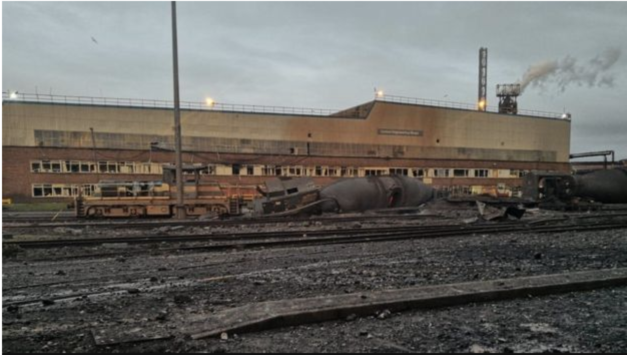 TataSteelExplosions_Train_Damage_BBCImage