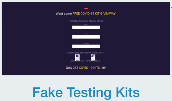 Fake Testing Kits