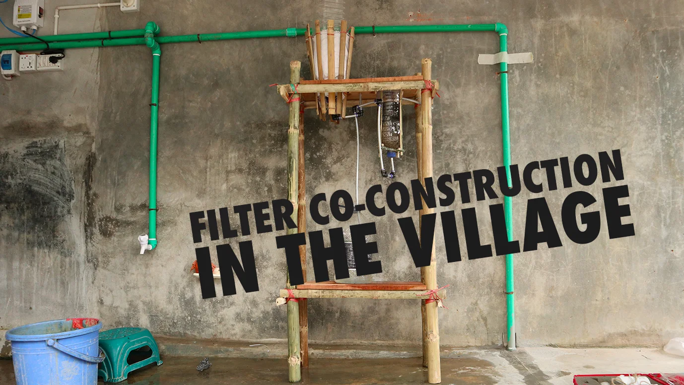 VIDEO - Assembling the filter from scratch in the village in less than 3 hours!