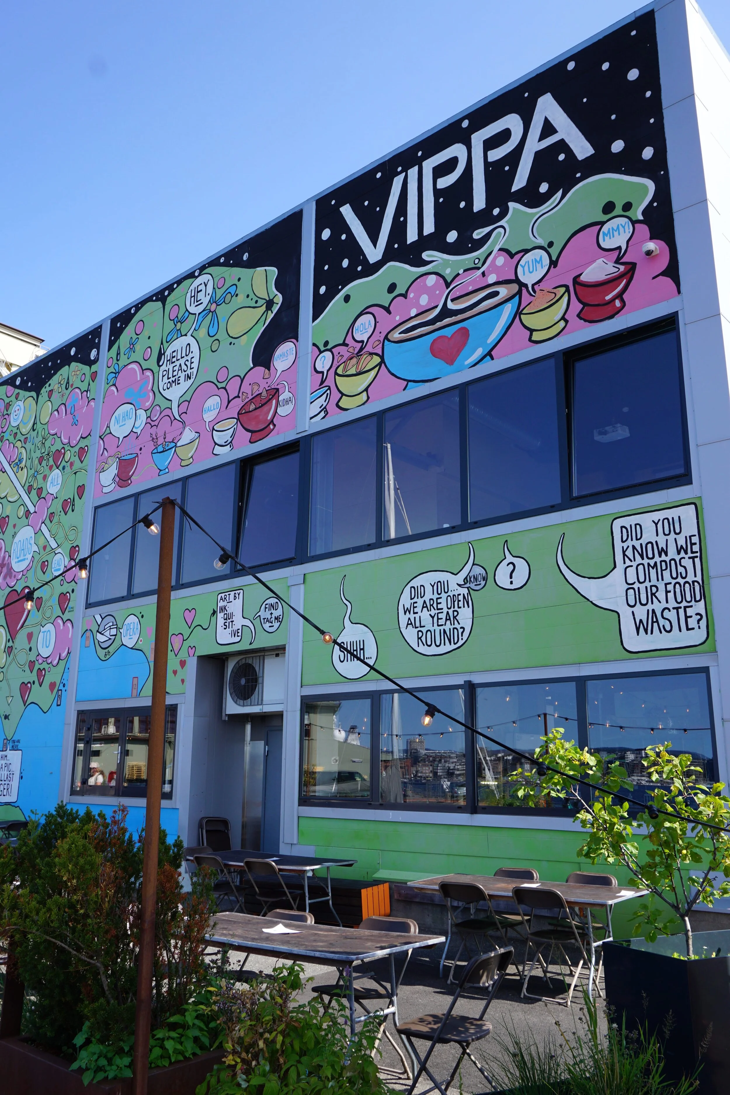 Spisesteder verdt å sjekke ut på Vippa