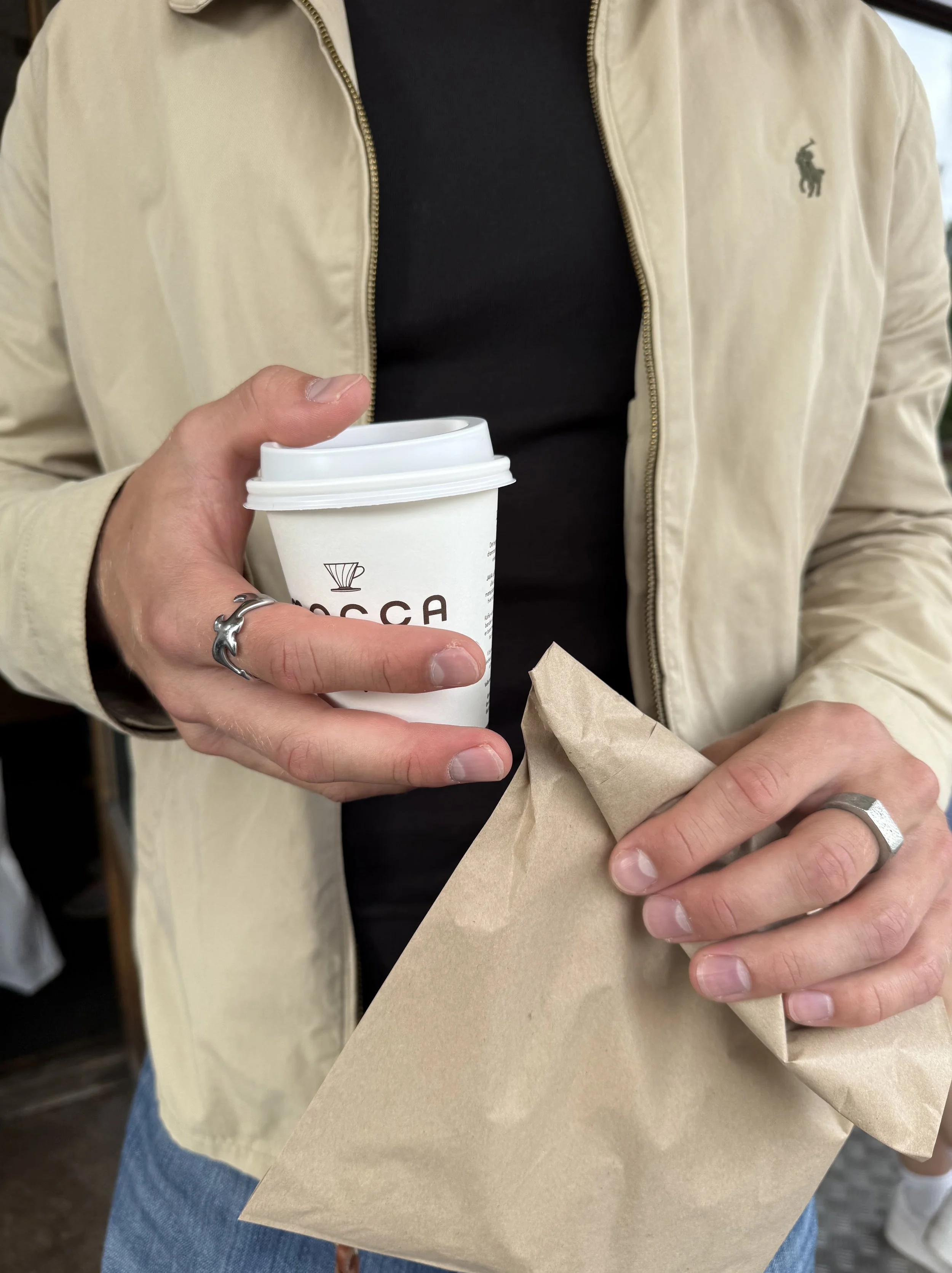 Dagens kaffe og cookie fra Java.