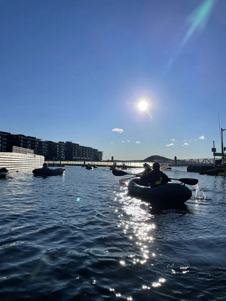 Packrafting ned Akerselva (Grupper)