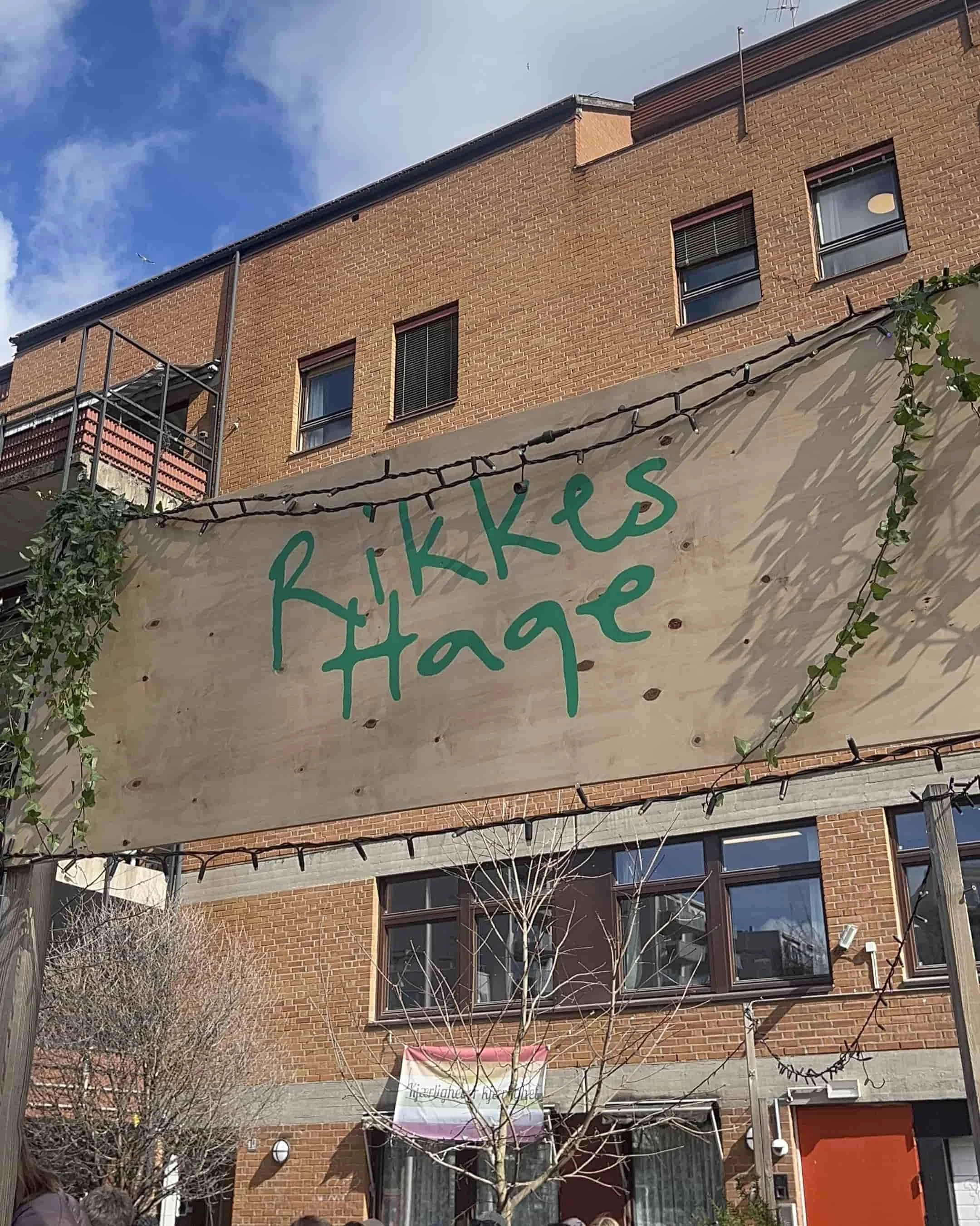 Rikkes Hage: Nytt navn på Løkka