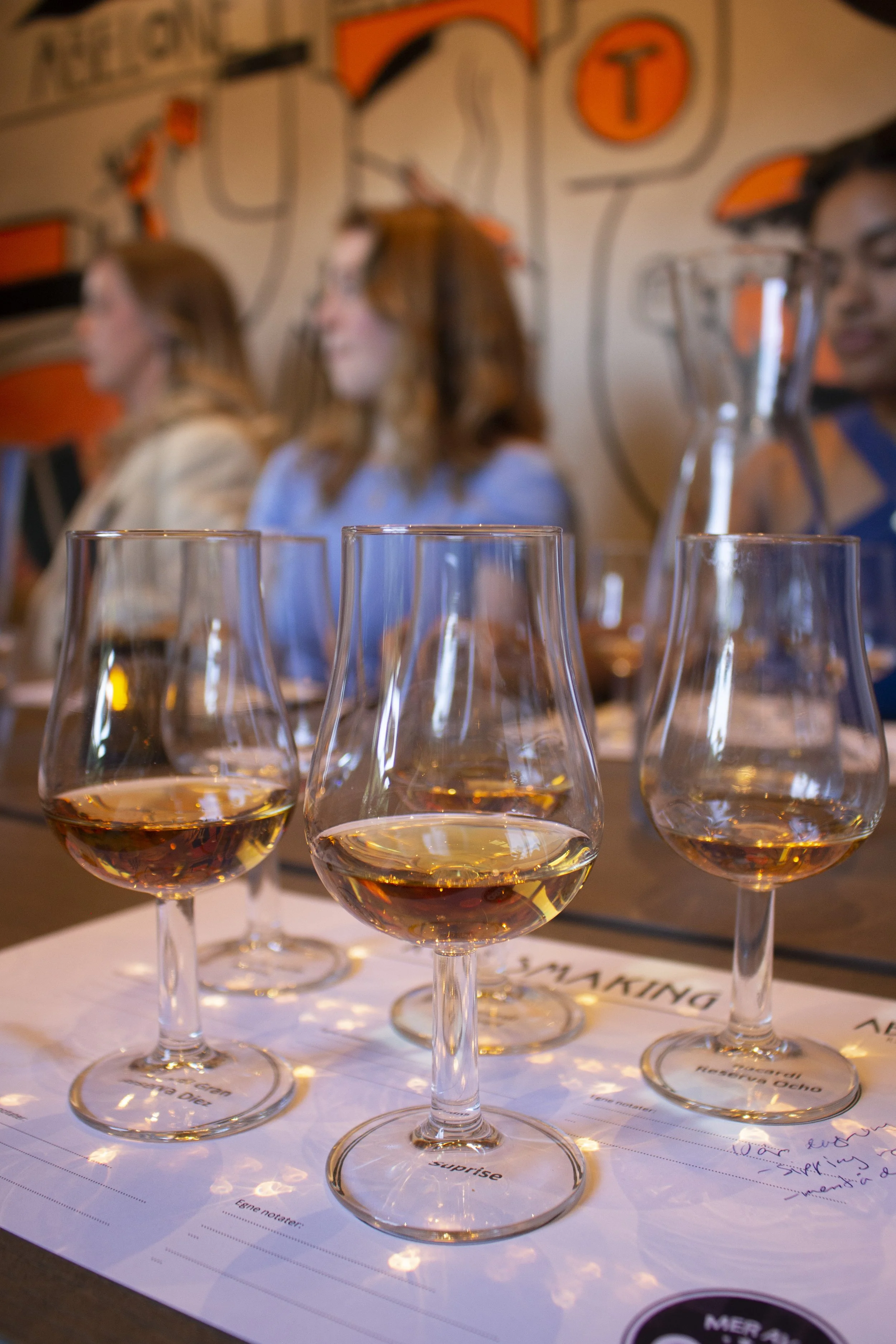 Rumkurs og -smaking hos Abelone