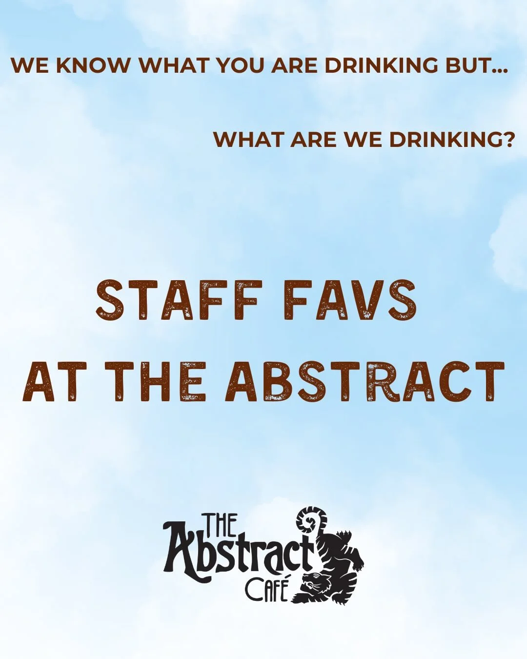 We&rsquo;ve been taking your orders all year at The Abstract but what are our staff choosing? 🌀Swipe through to see what your favourite baristas are serving up to themselves!☕️🫶🏻

See something you&rsquo;d like to try? Order it next time you&rsquo