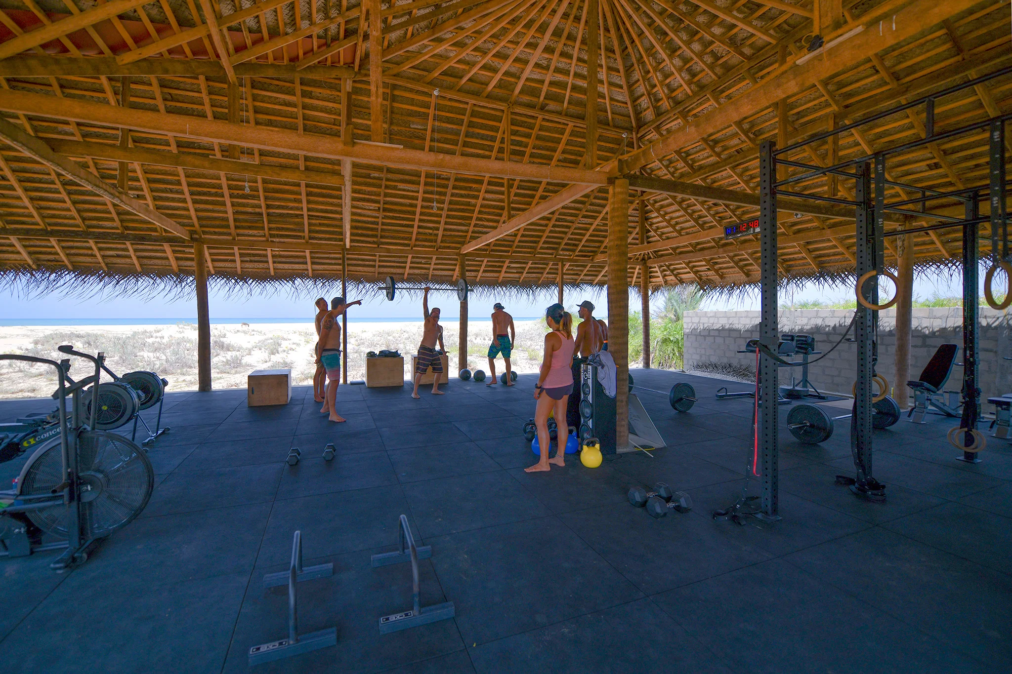Beachfront Coworking Space — The BNKR Beach Gym Fitness Retreats