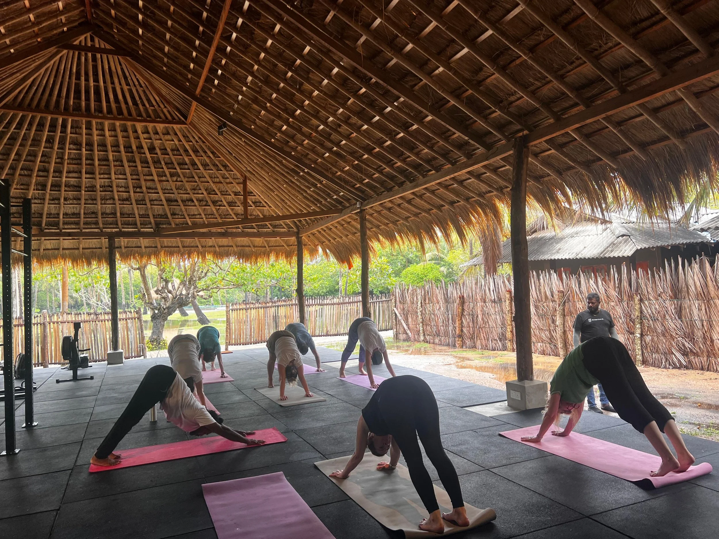 Yoga session at the BNKR