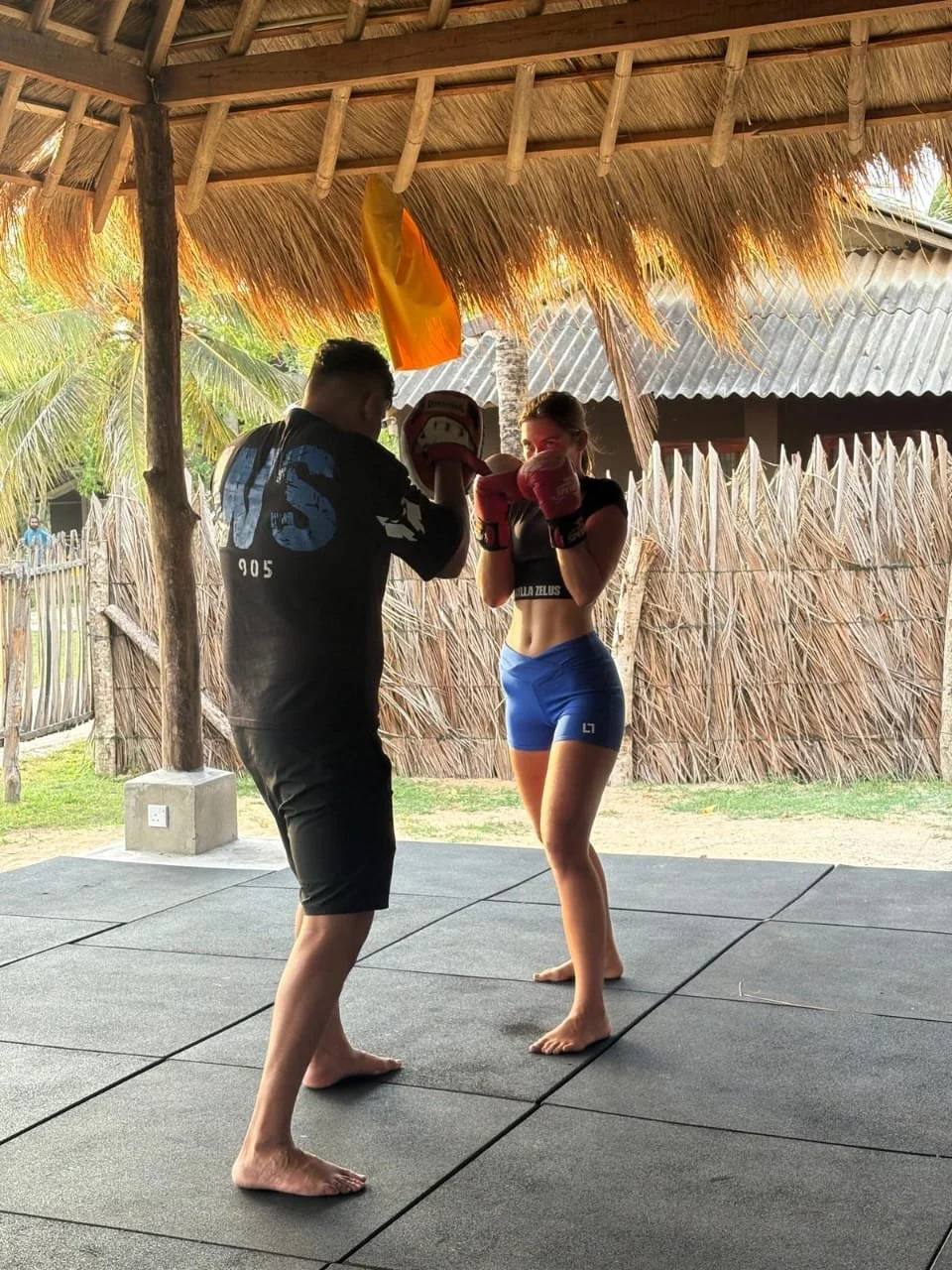 Boxing at the bnkr kalpitiya sri lanka