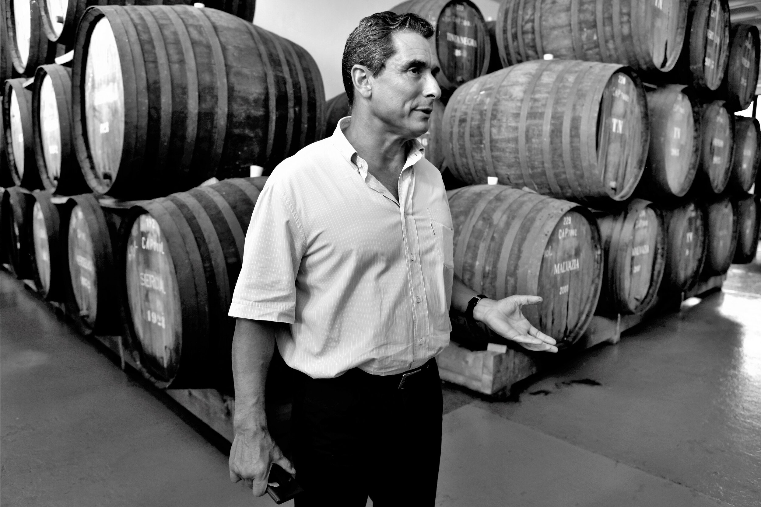  Humberto Jardim, Weinmacher und CEO der Madeira-Bodega Henriques &amp; Henriques. 