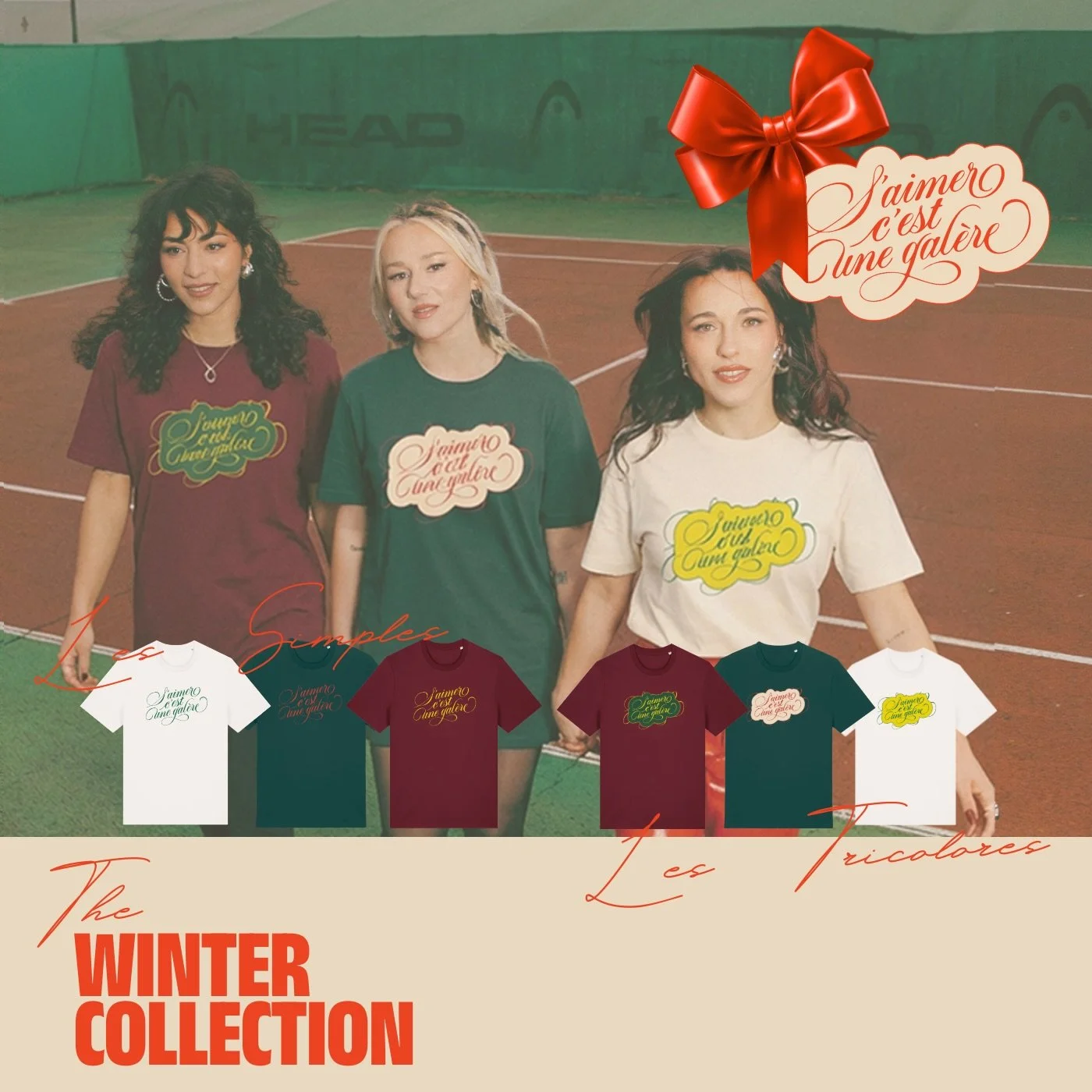 Qui est &agrave; la bourre comme nous et n&rsquo;a pas encore chopp&eacute; ses cadeaux ? 🎄

Si vous &ecirc;tes &agrave; court d&rsquo;id&eacute;es, on vous pr&eacute;sente notre Winter Collection ❄️ Elle est belle nan ?

Toute commande pass&eacute;