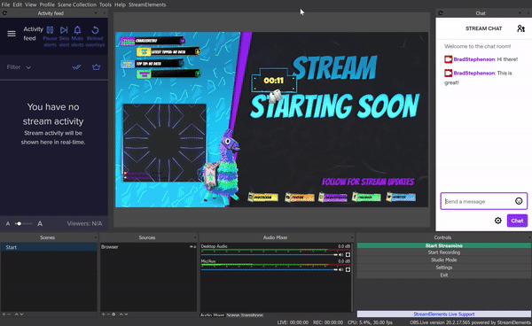 How To Customize Your Obs Stream Layout Obs Live Open Broadcaster Software Streaming Knowledge Base