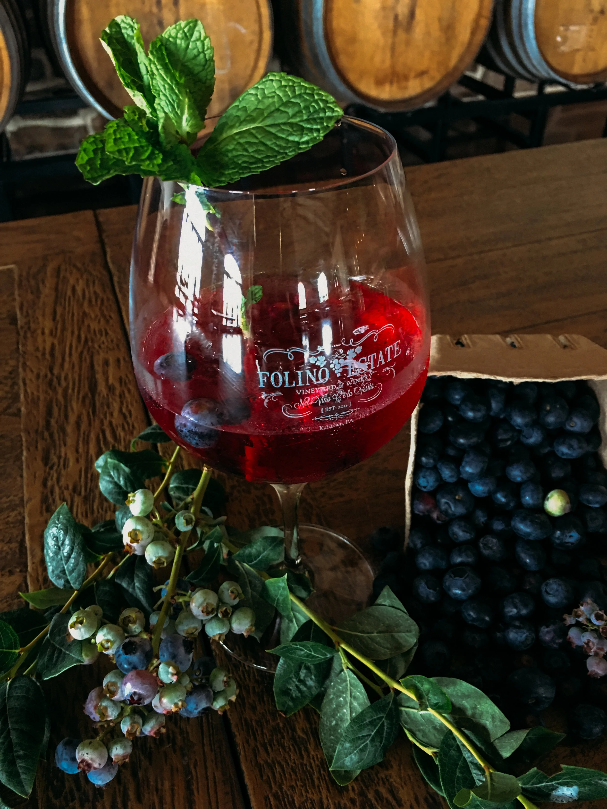 July: Blueberry Mint