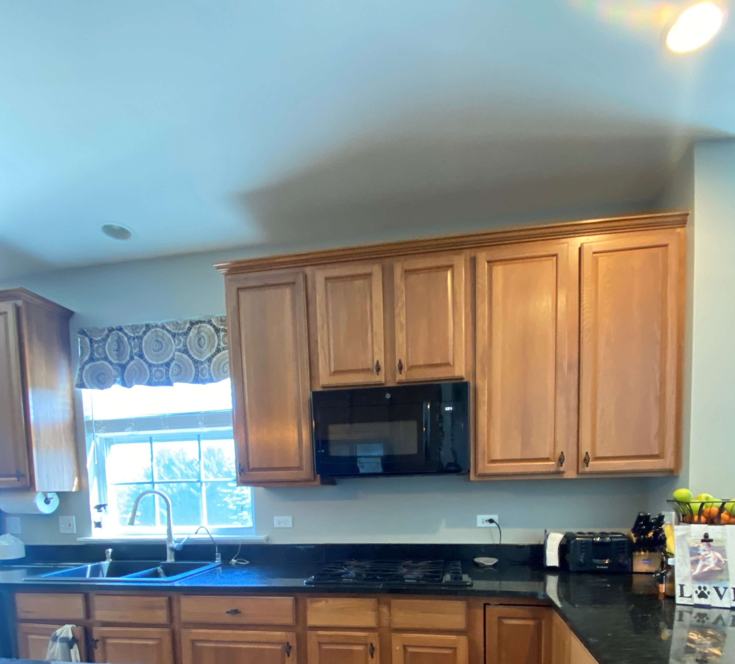 Kitchen Remodel Soffit Extensions Before Cabinet Makeover by Kitchen Refresh