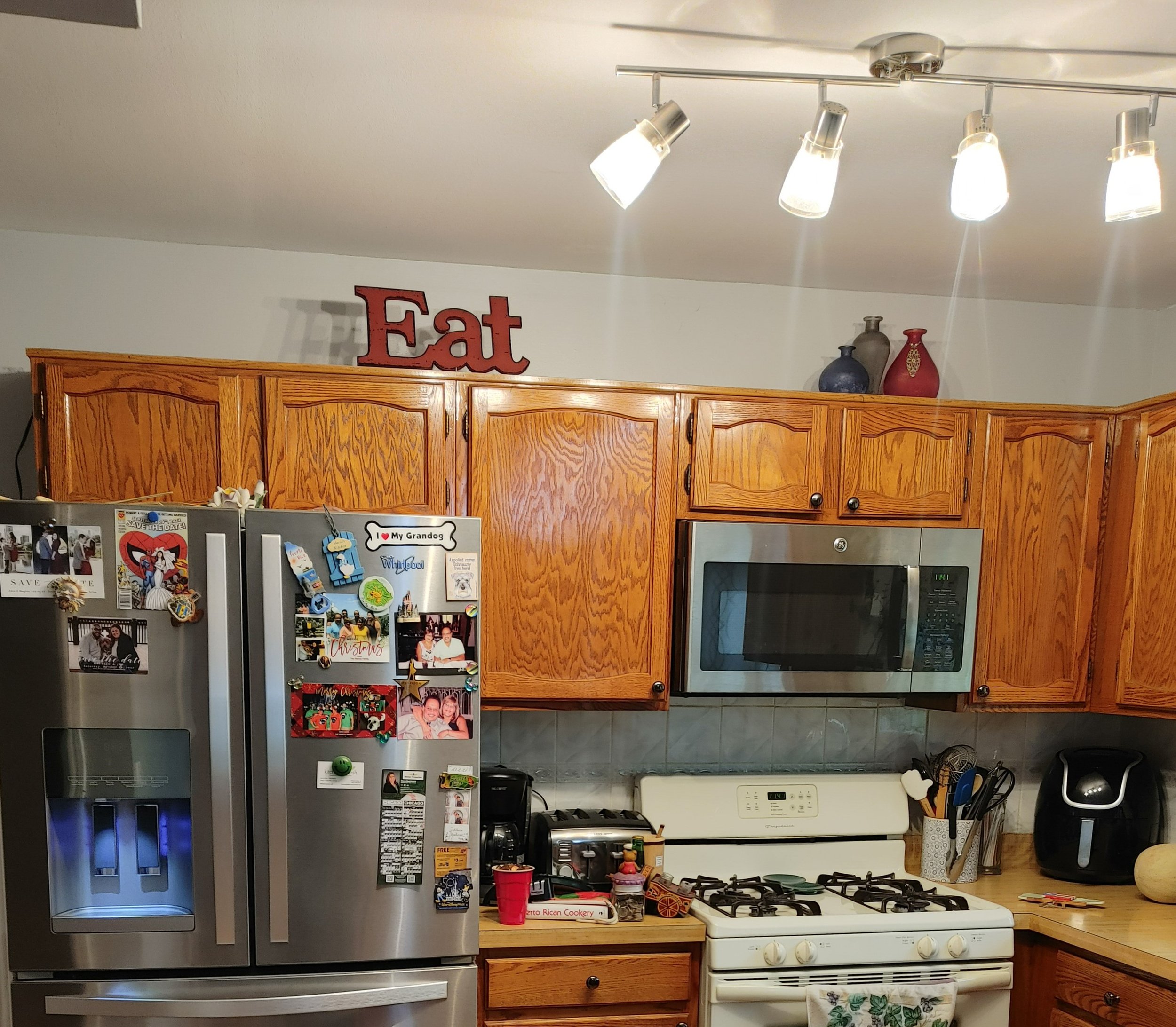 Before Kitchen Cabinet Extensions Multiplies Kitchen Storage Space