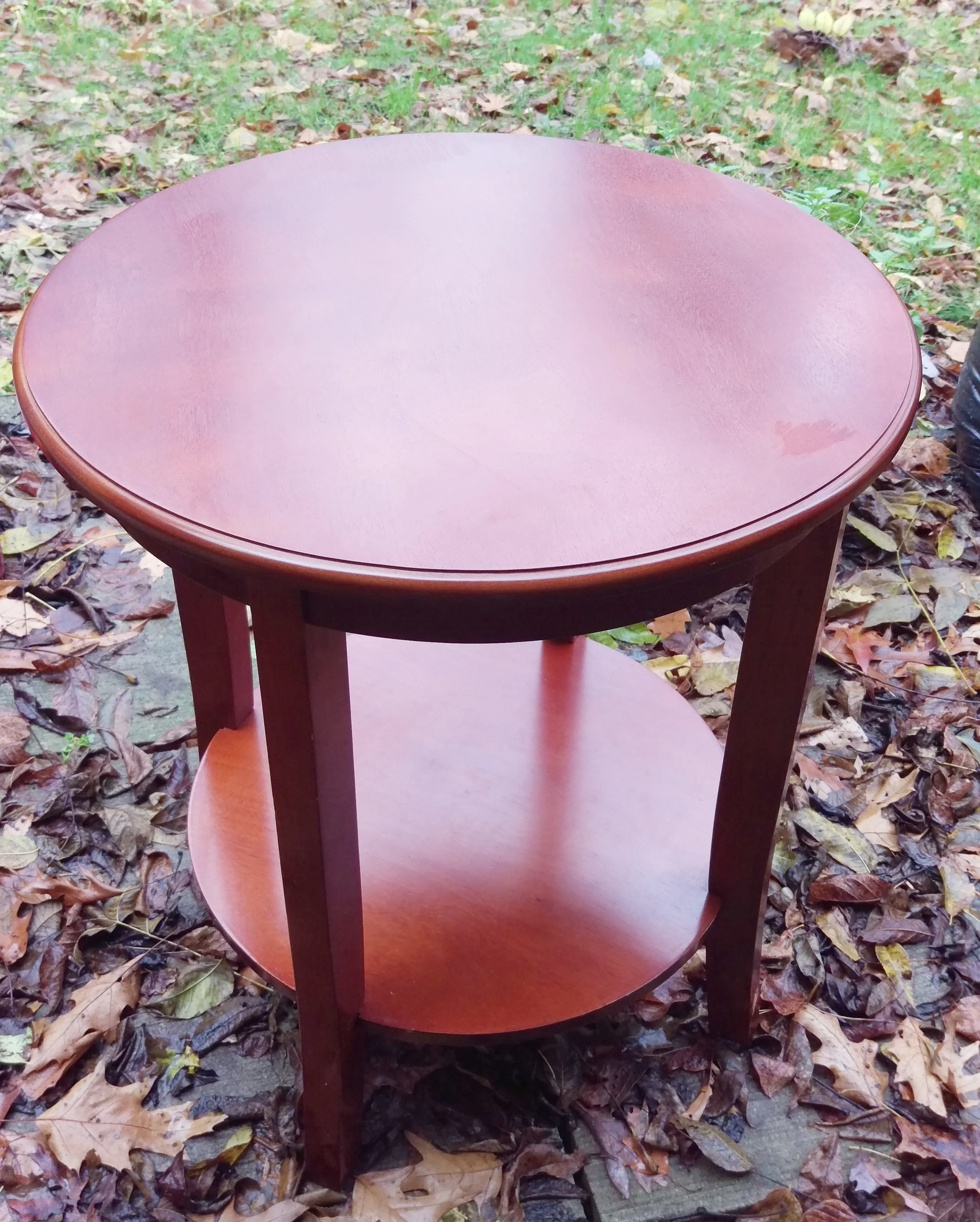 The table at the start of the project