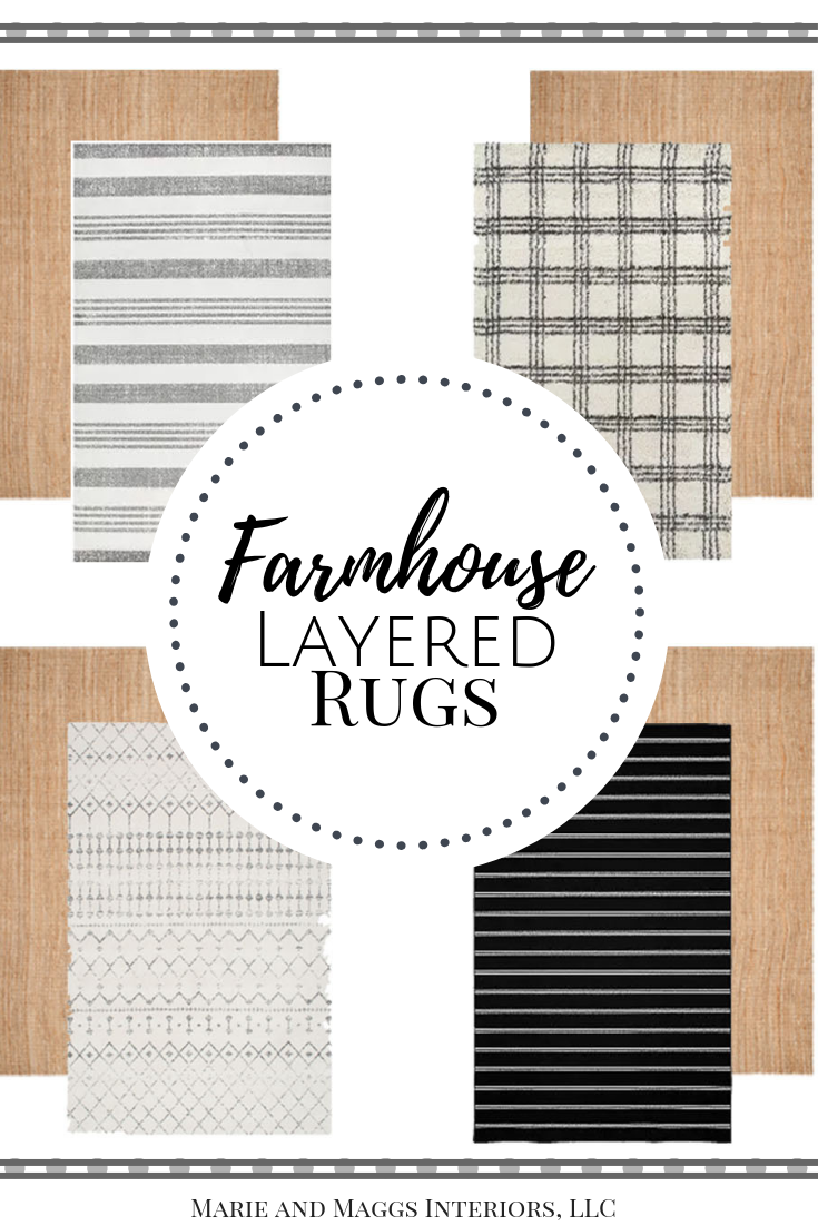 Layer Rugs With Modern Farmhouse Style, Farmhouse Style Rugs