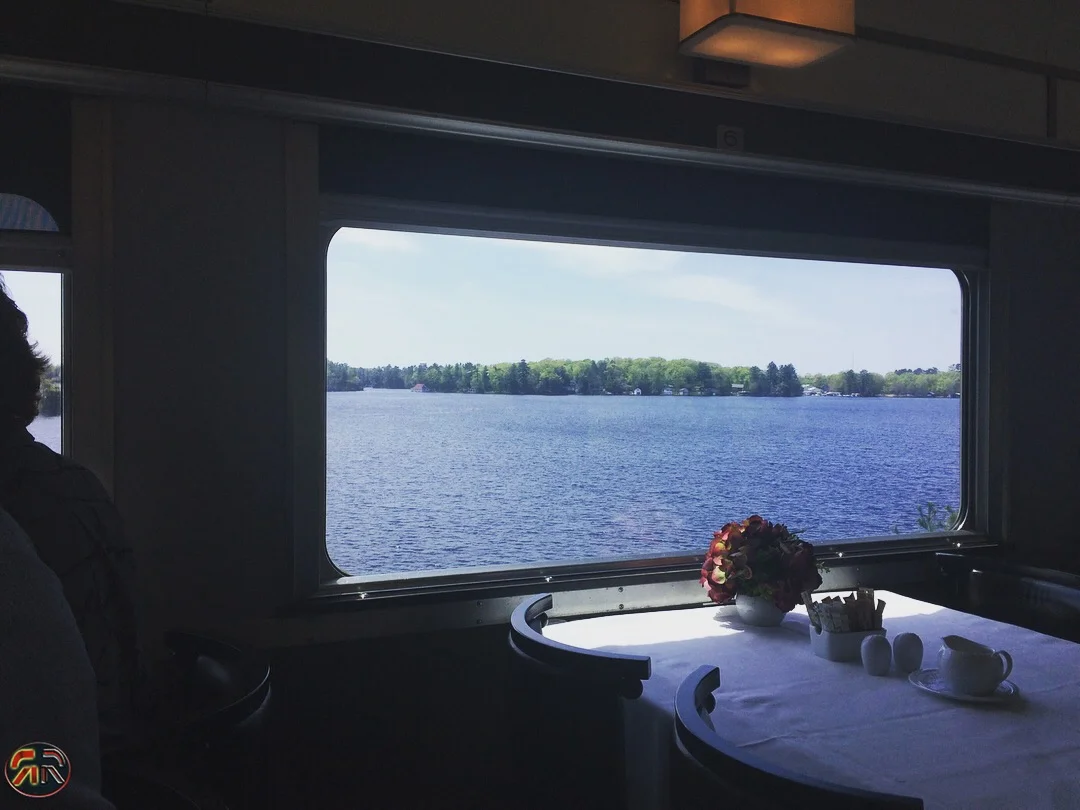 Un repas a bord du Canadien - mai 2018