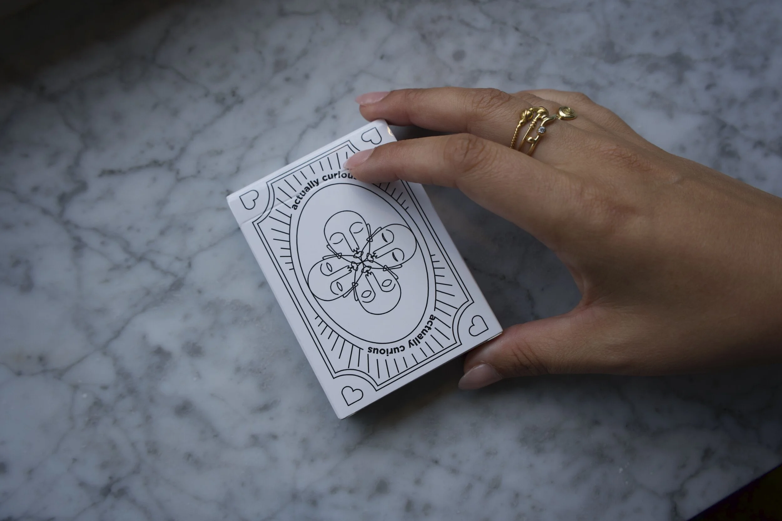 actually curious card box