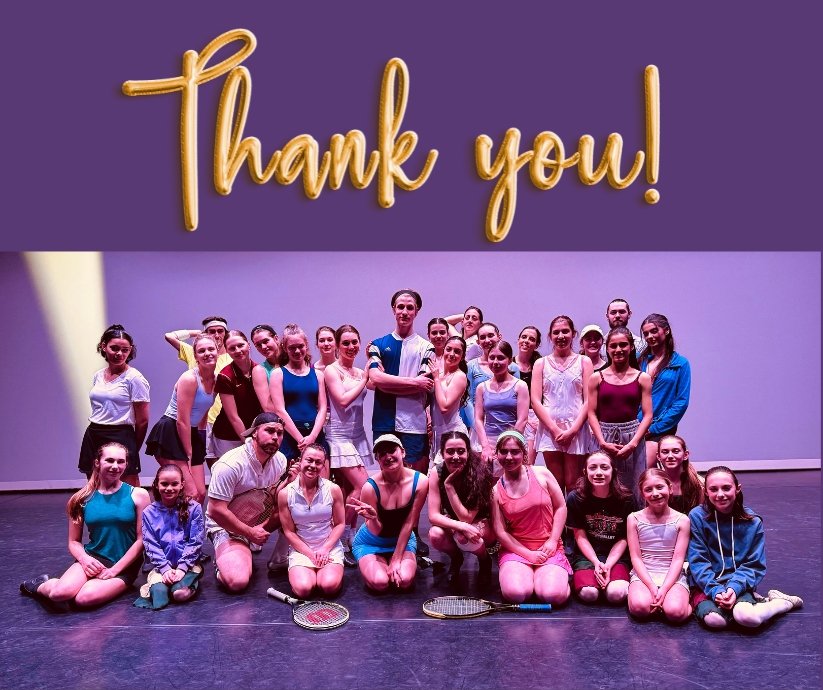 Thank you to everyone who made today's performance of 'Springs' such a success and a very special thank you to our volunteers and Friends of Robinson Ballet! Cheers!