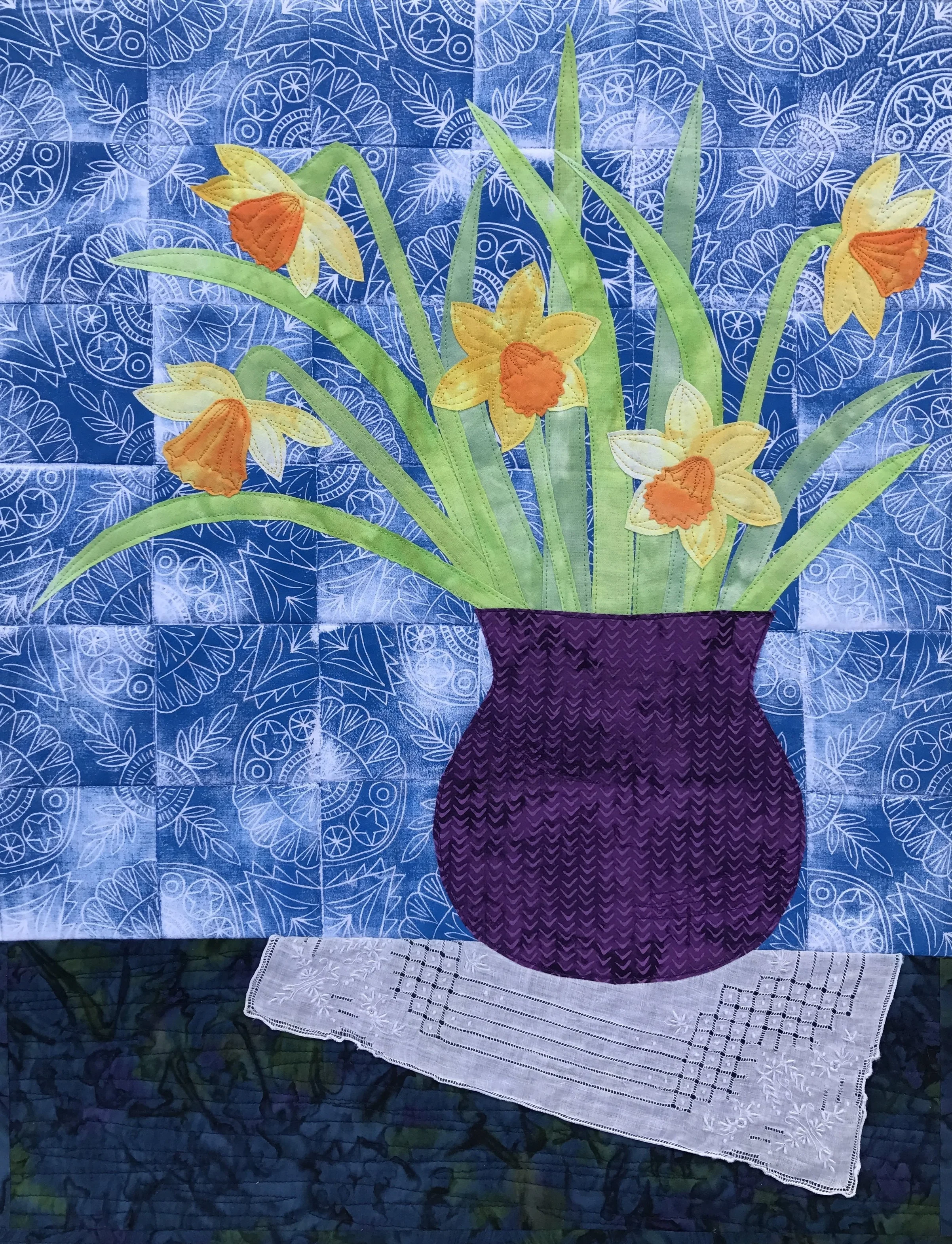 Daffodils in my Kitchen  18"x23"