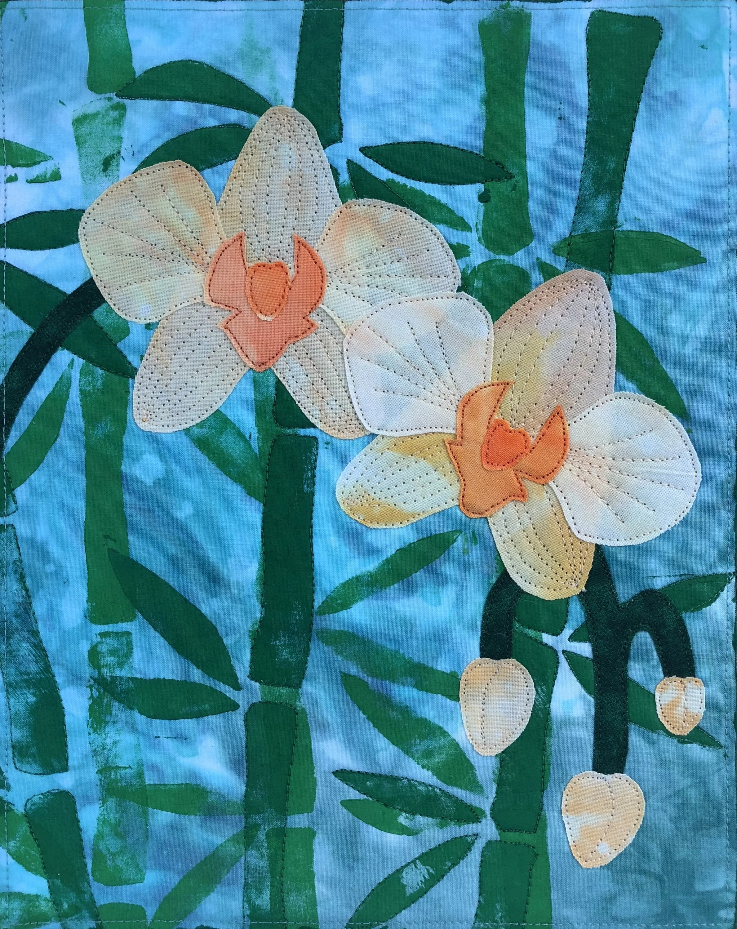Yellow Orchids II  8"x10"