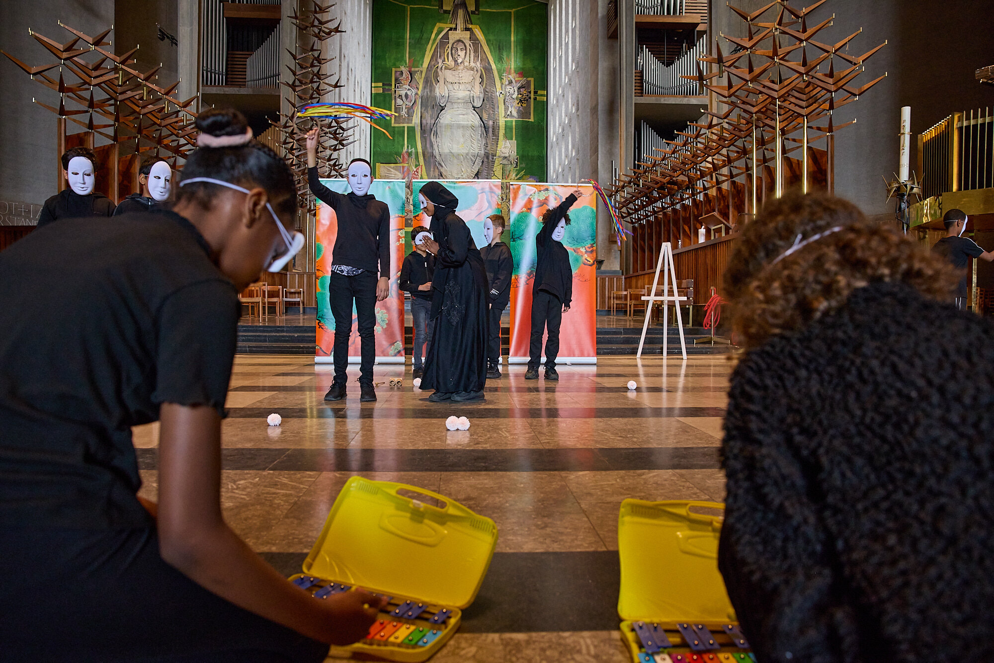 Cities of Peace Schools Project 2: Noh Theatre-inspired poetic texts performed for the Festival by Broad Heath School Pupils