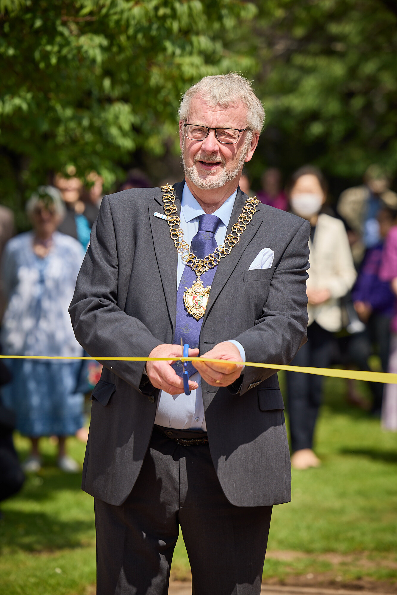 Lord Mayor of Coventry and His Excellency Ambassador Hayashi cut the tape!