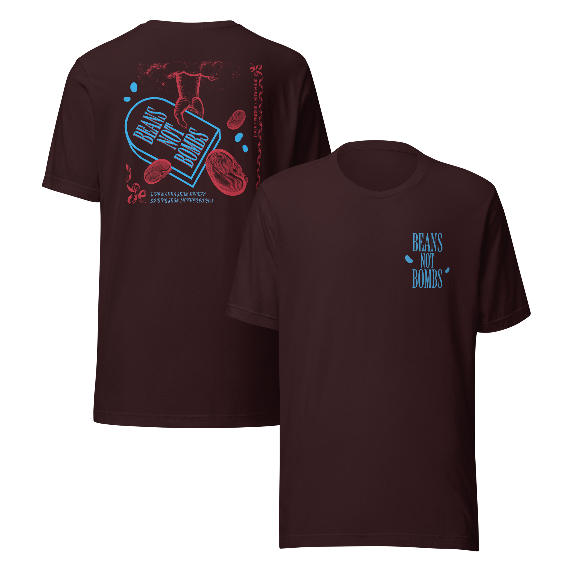 Beans Not Bombs t-shirt