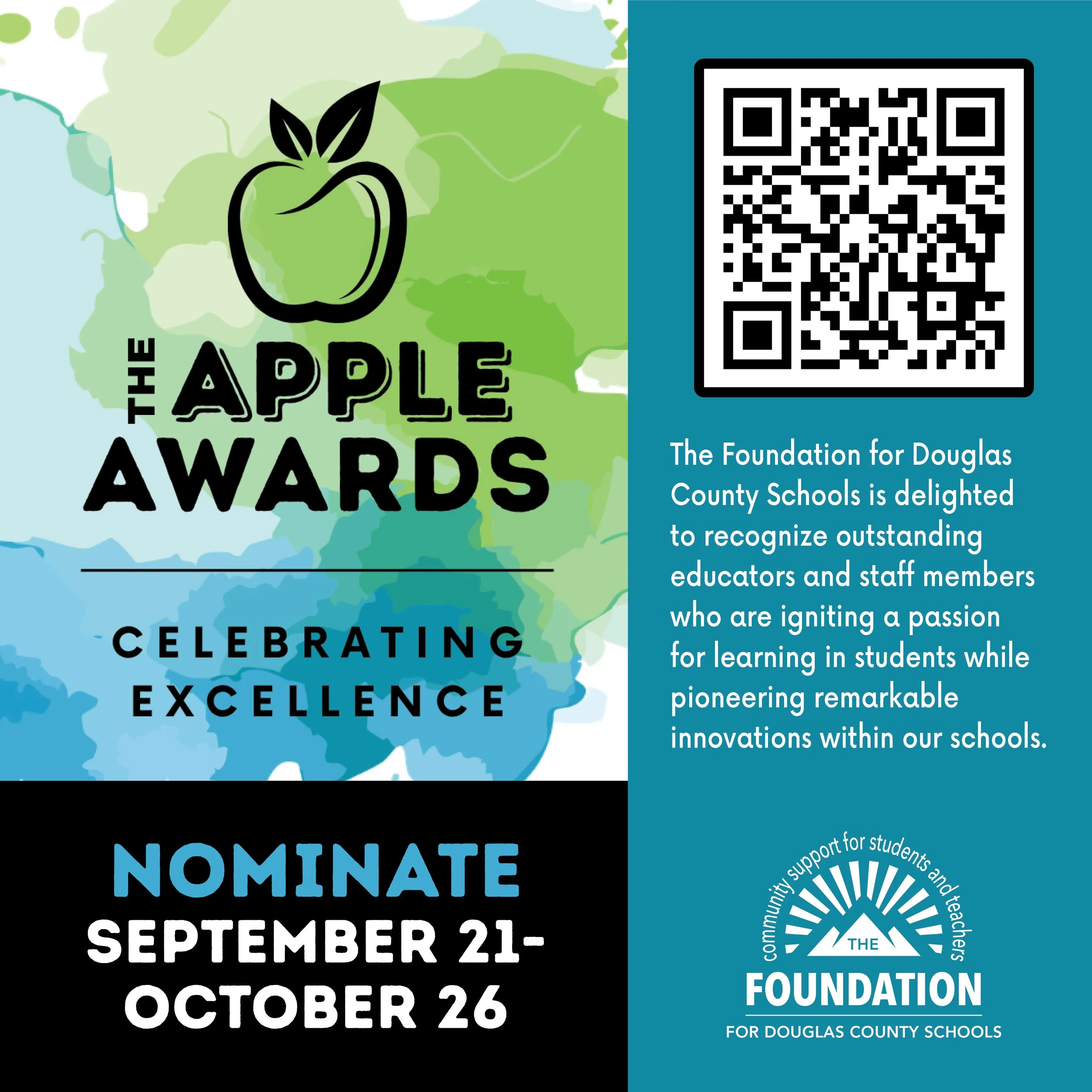 Flyer for the 2027 Apple Awards