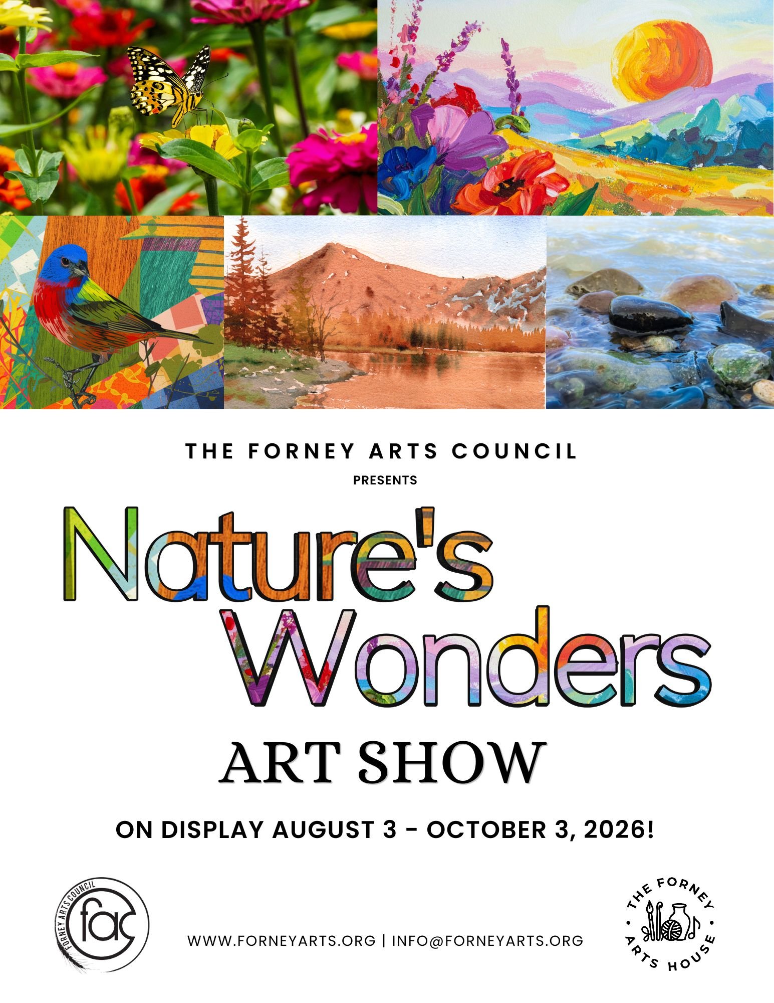 Call for Artists: Nature’s Wonders Art Show