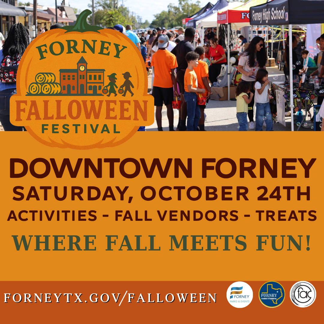 Call for Vendors: 2026 City of Forney Falloween Festival
