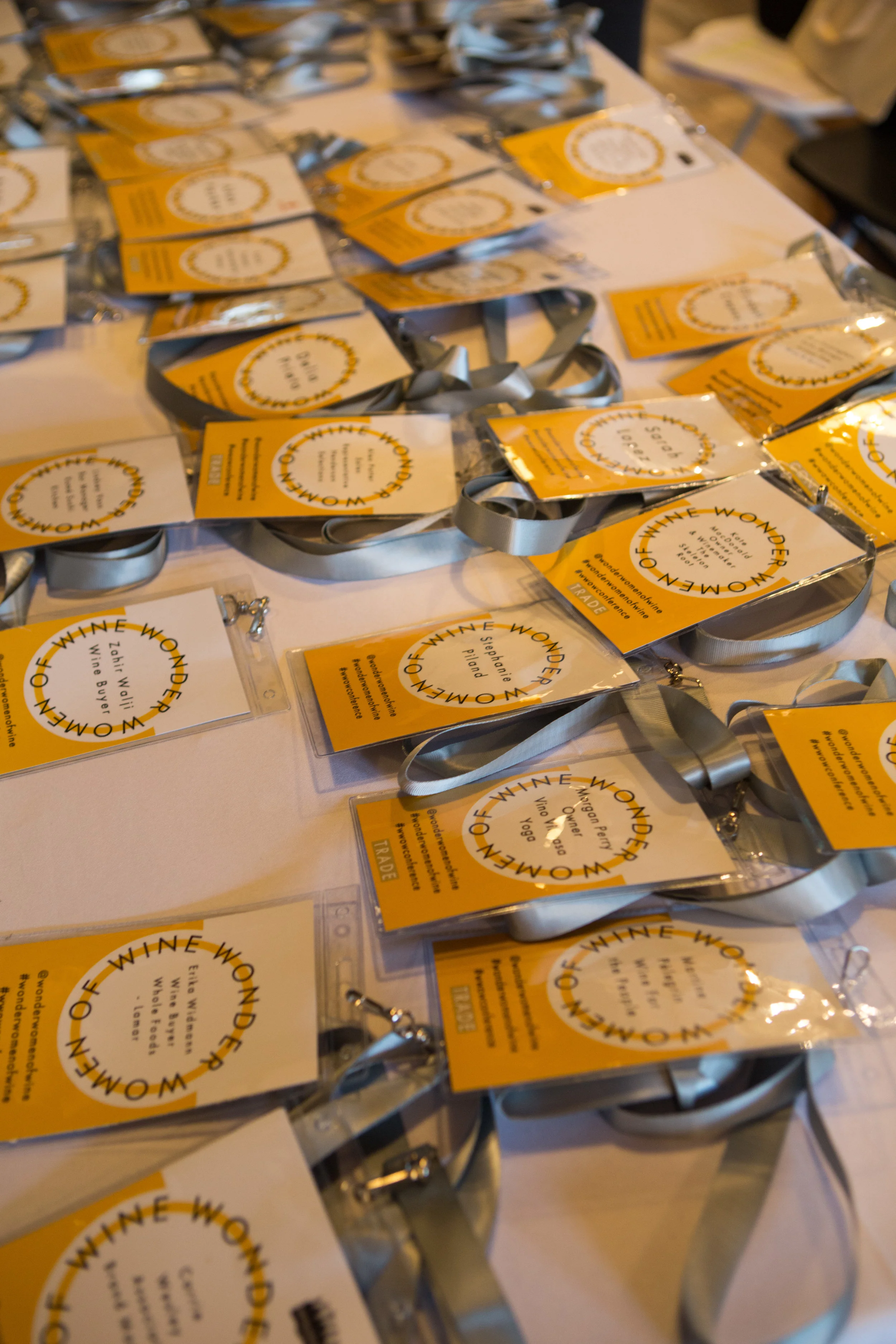 Our name badges
