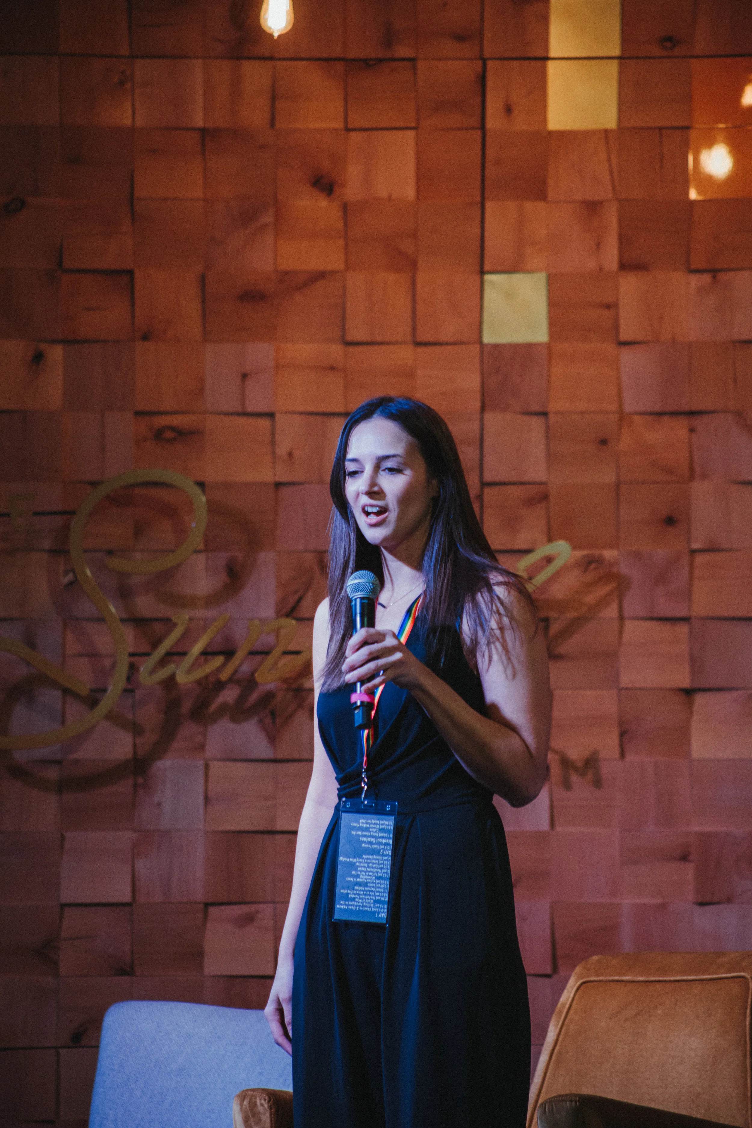 Founder, Rania Zayyat, giving opening speech