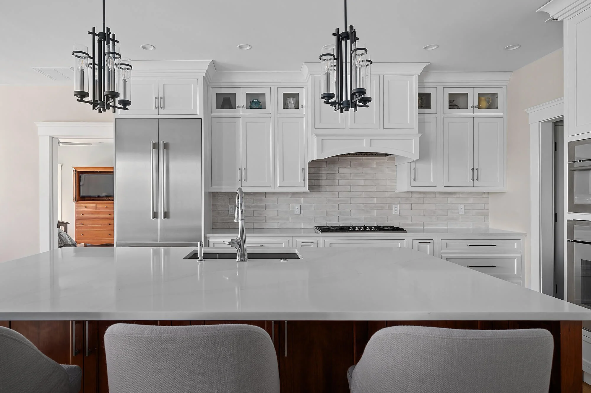 N. Attleboro, MA New Construction Kitchen and Bathroom Design One