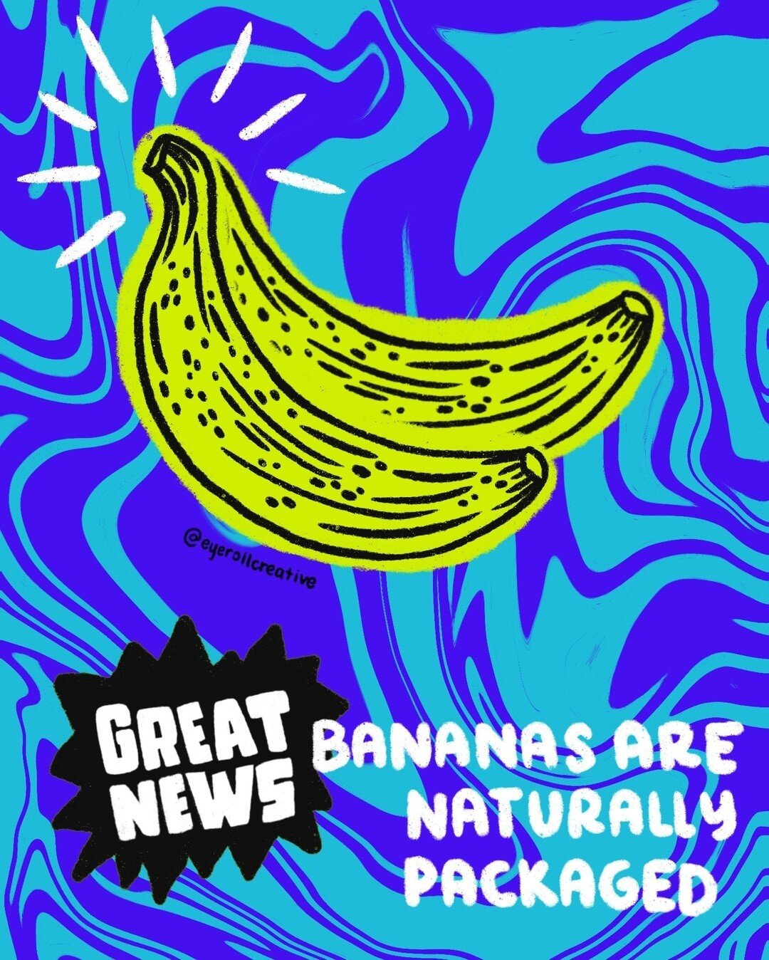 Bananas are packaged by nature for your convenience! ⠀⠀⠀⠀⠀⠀⠀⠀⠀
&bull;⠀⠀⠀⠀⠀⠀⠀⠀⠀
&bull;⠀⠀⠀⠀⠀⠀⠀⠀⠀
&bull;⠀⠀⠀⠀⠀⠀⠀⠀⠀
#TDKpeepshow  #illustrated_now #illustration_daily #illustration_best #visualsnack #instaart #illustrationartists #WeAreMakingMagic #dailyd