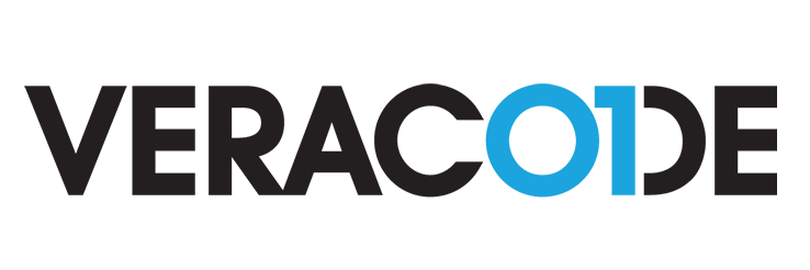Veracode logo with black and blue text