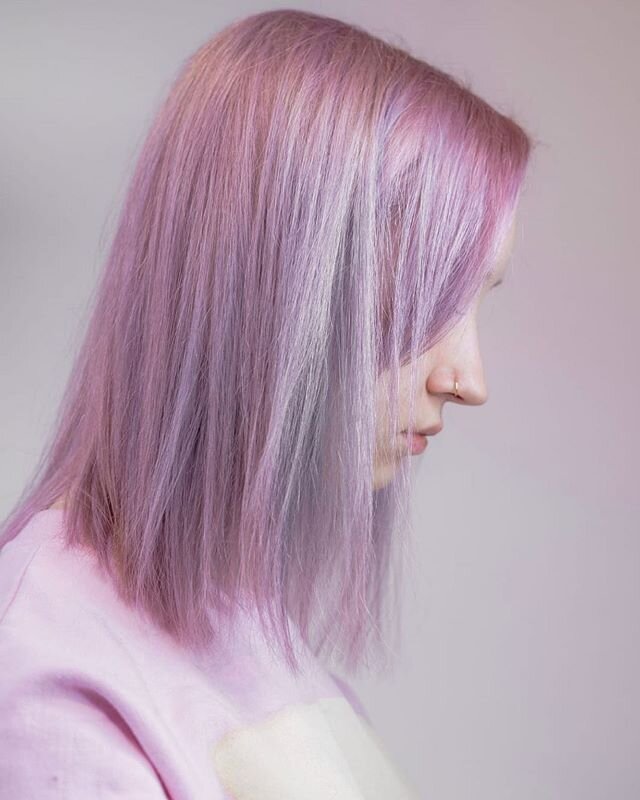 Soft &amp; Dreamy🦄 We dare you to try just once💓 Life is too short to not have fun with your hair | Color by Melanie @mel.helmet | Cut by Guillaume @theoldtimestraightrazors | #salonhelmet #avenuemontroyal #plateaumontroyal #mileend #montreal #mtl 