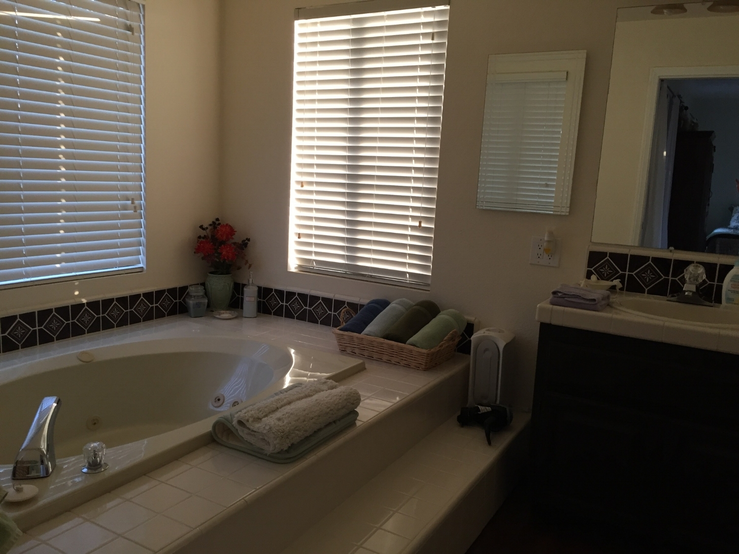 Jacuzzi tub in Master Bath
