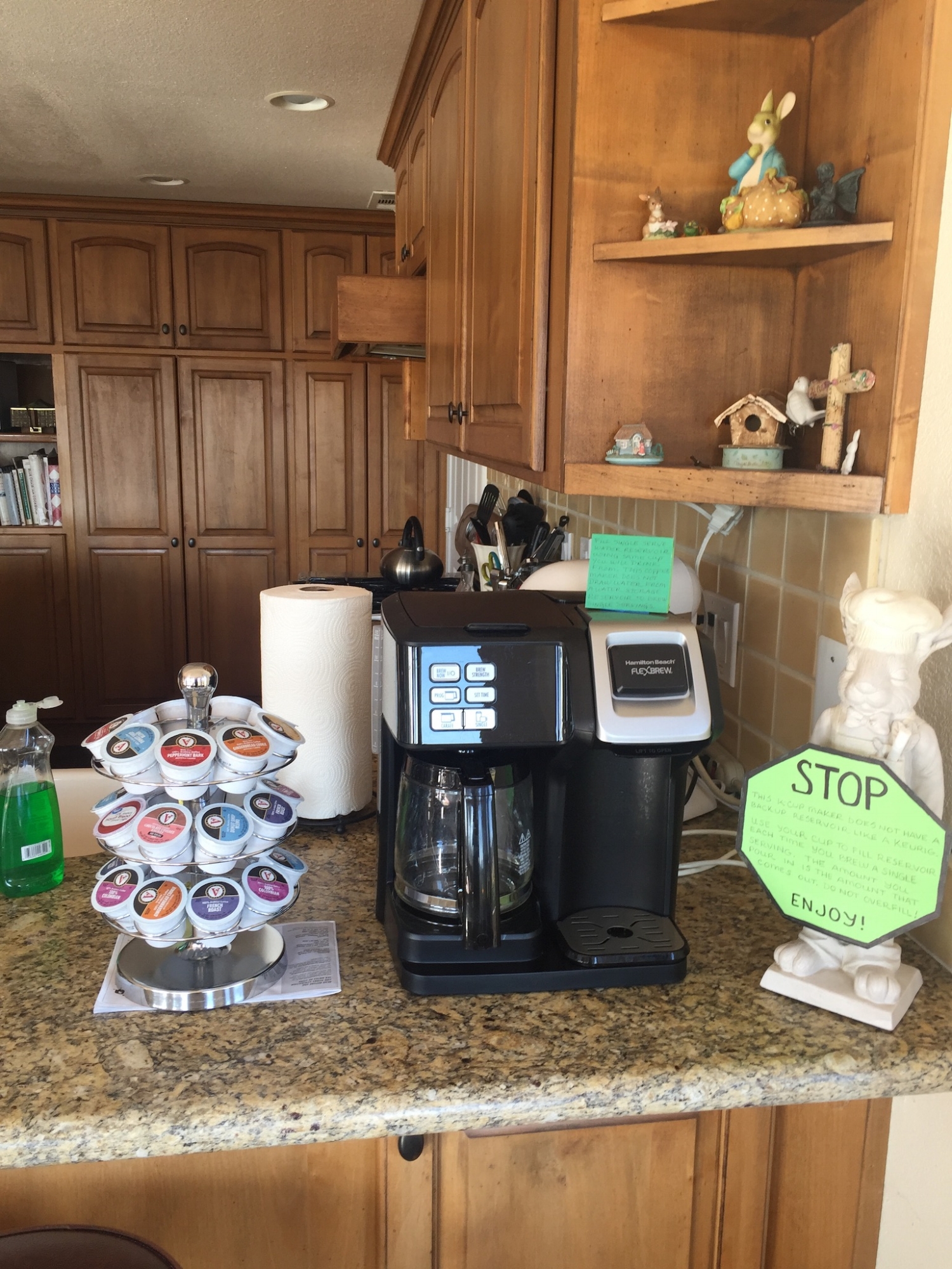 Coffee and tea area