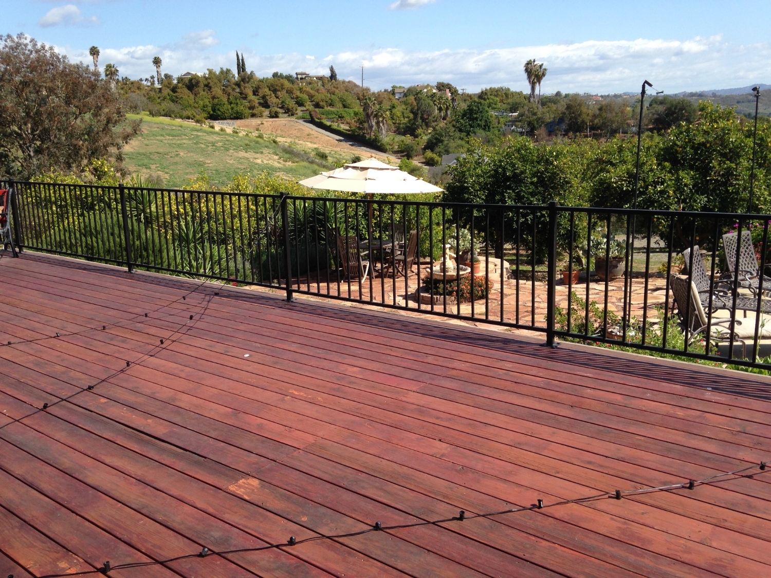 Lots of room to relax on the deck.