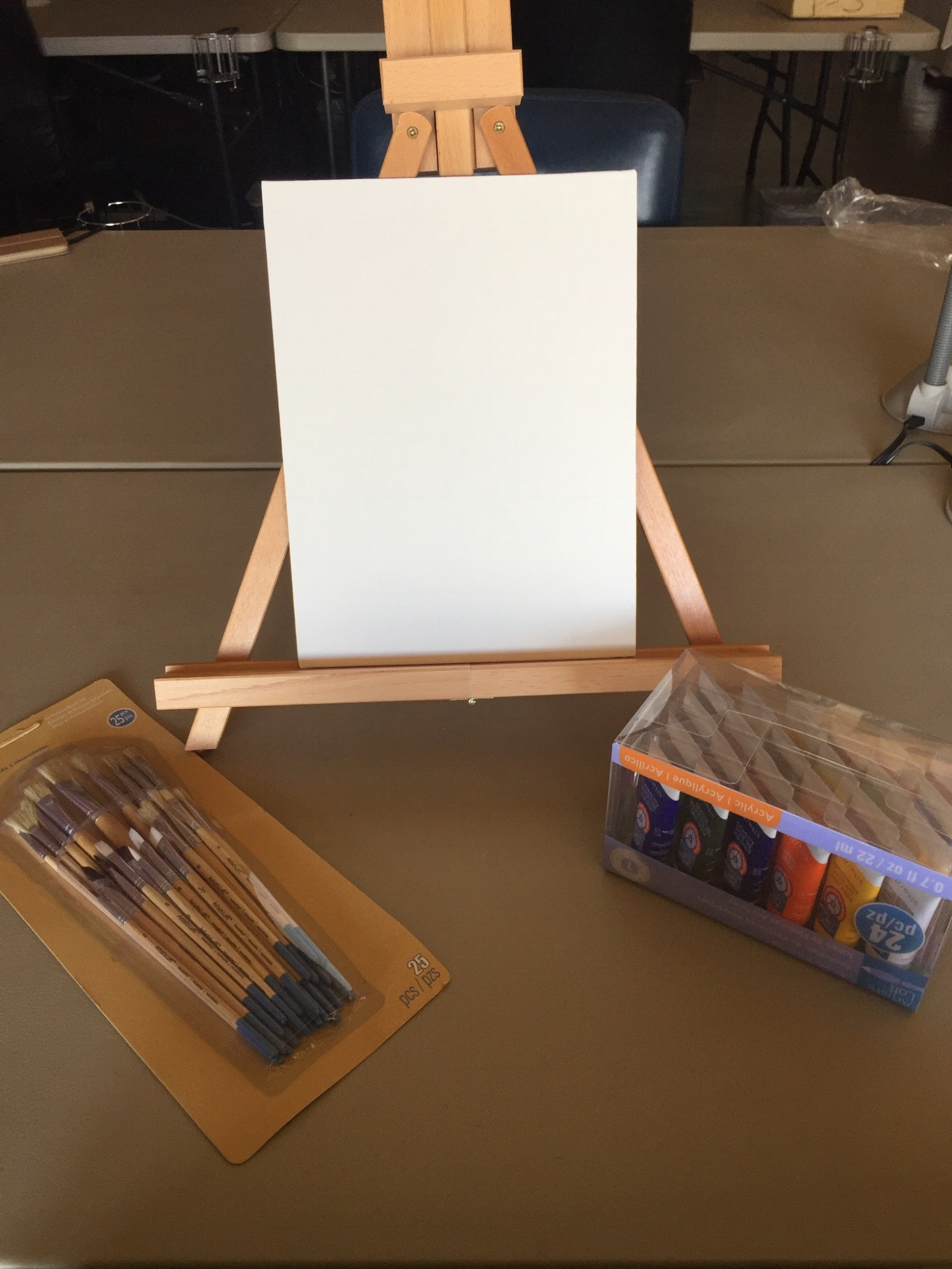 Sample Painting set up