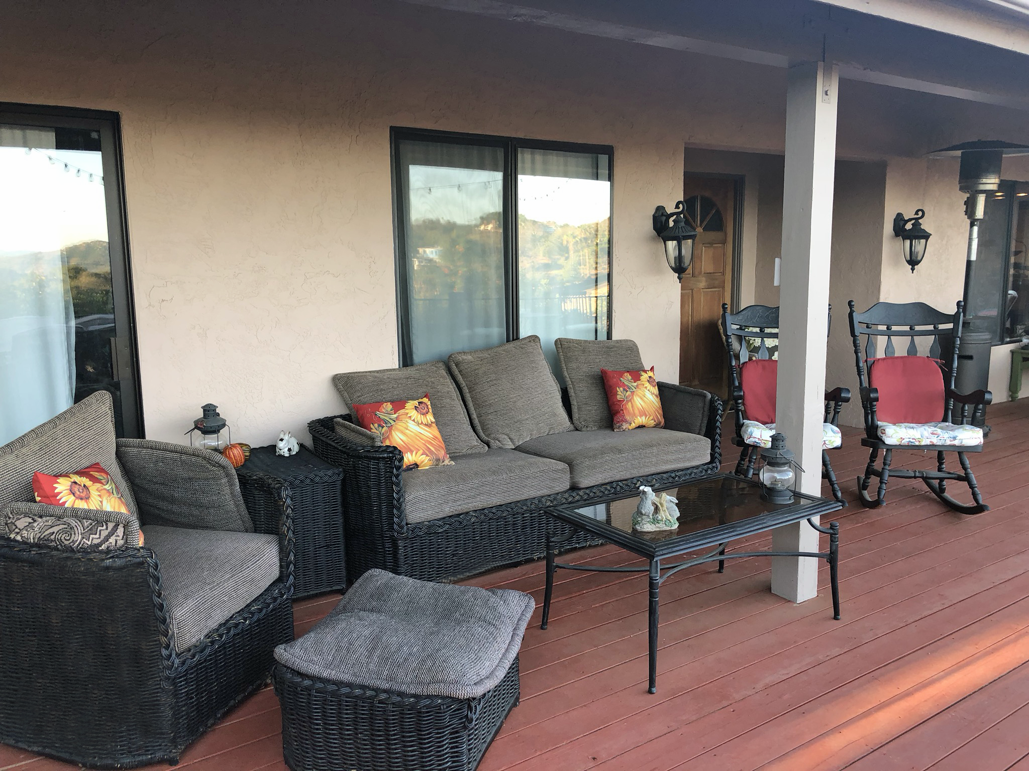 Rabbit Hill Ranch Couch Deck Seating Area
