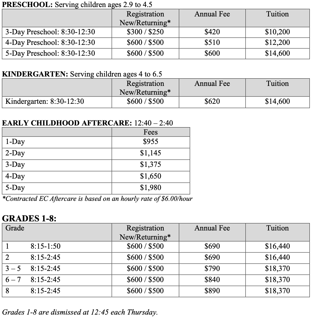 Tuition — The Waldorf School of Santa Barbara