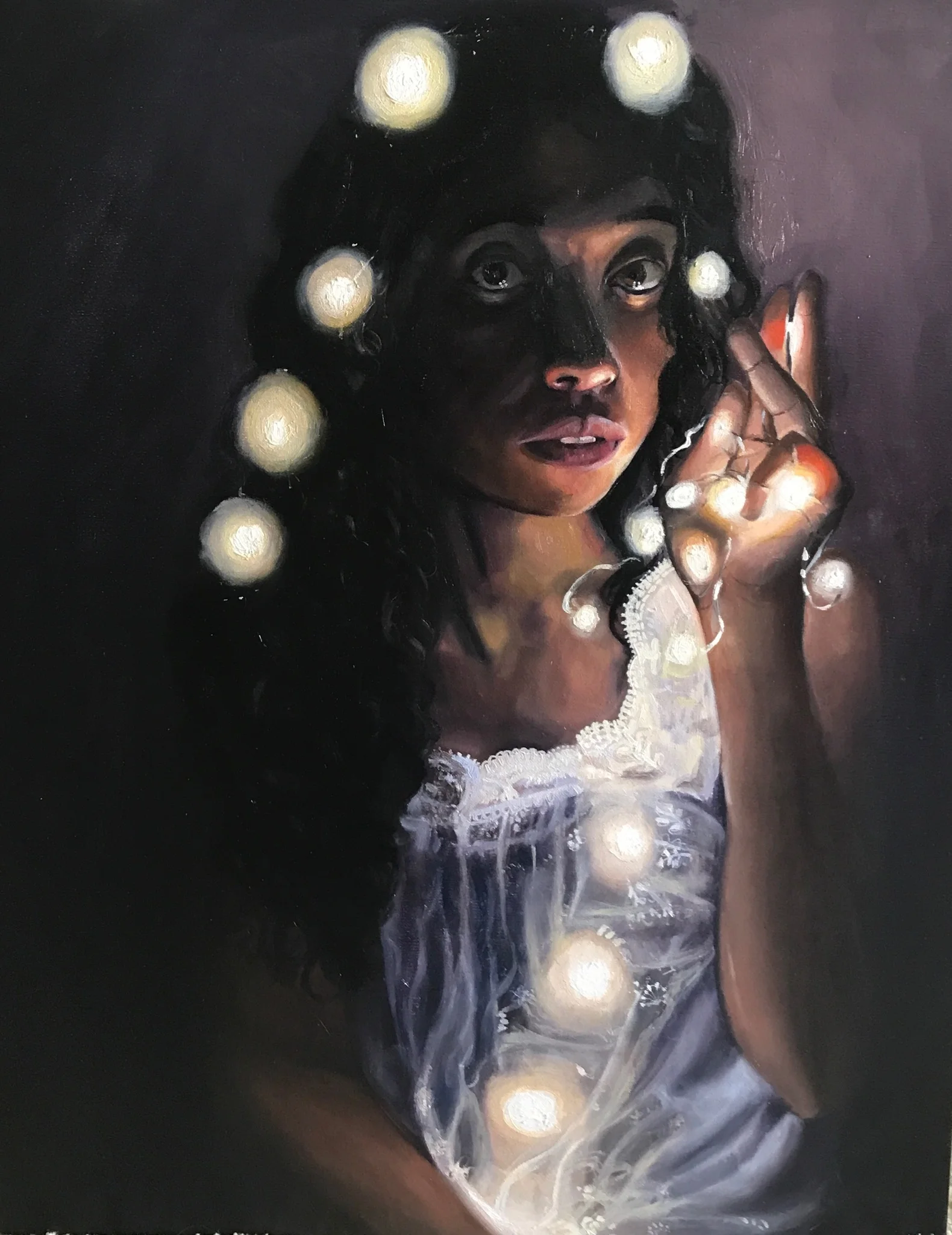  Oil painting done on Belgian linen canvas.   