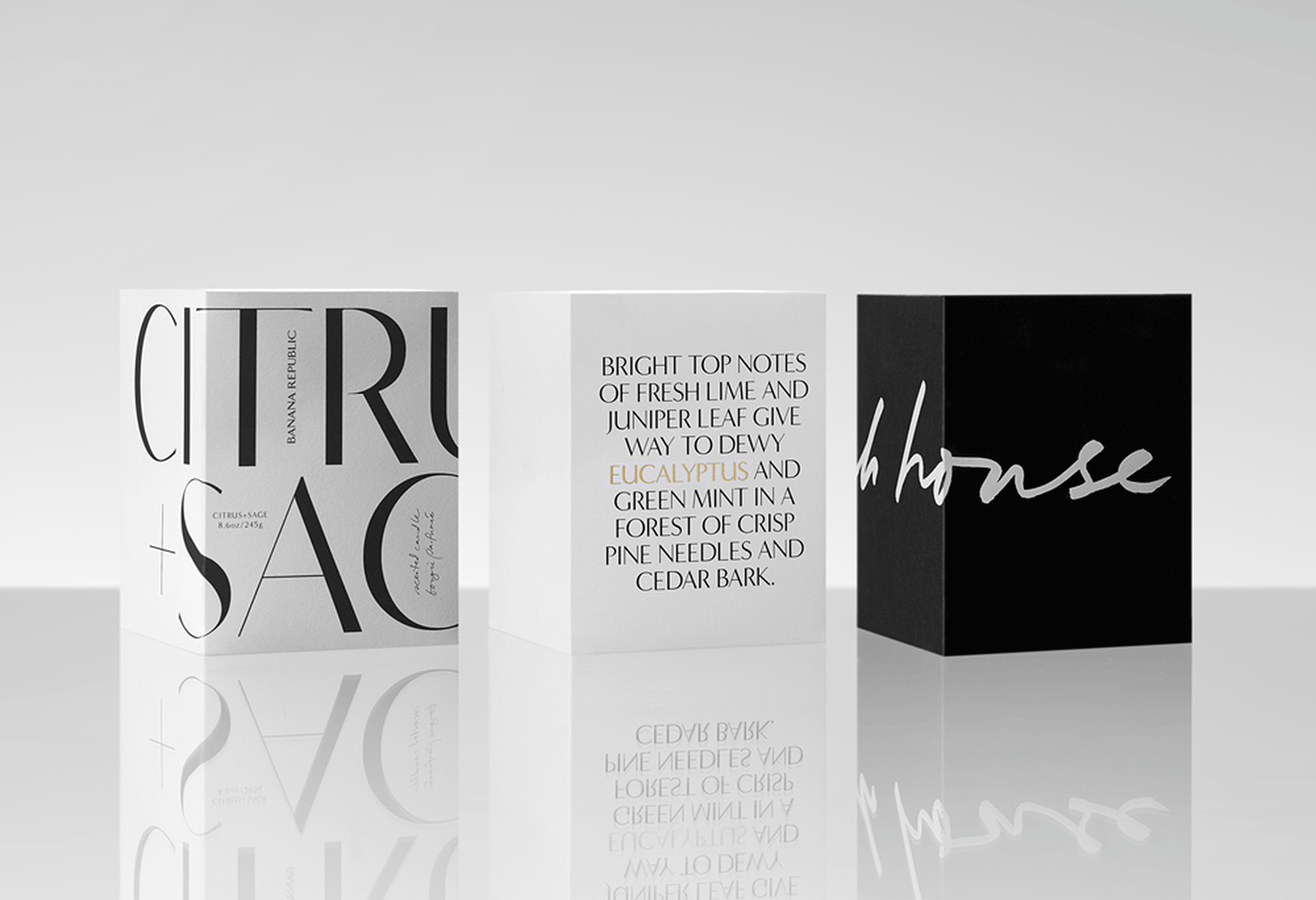 Candle packaging.